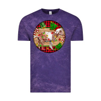 Cloud Purple Nubian Goat Christmas Vintage Tee - LillyAllenDesigns