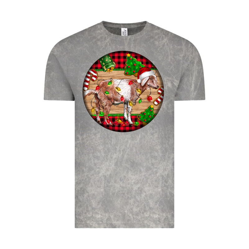 Nubian Goat Christmas Vintage Tee by LillyAllenDesigns | Teevron