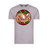 Vintage Zinc Nubian Goat Christmas Vintage Tee - LillyAllenDesigns