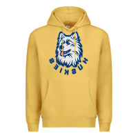 Antique Gold HUSKIES Premium Hoodie - linhVisuals