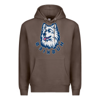 Coffee HUSKIES Premium Hoodie - linhVisuals