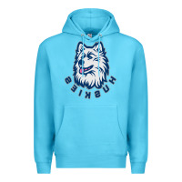 Ocean Blue HUSKIES Premium Hoodie - linhVisuals