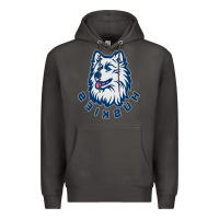 Smoke HUSKIES Premium Hoodie - linhVisuals
