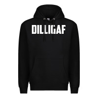 Black dilligaf    bowling Premium Hoodie - linhVisuals