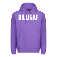 Purple dilligaf    bowling Premium Hoodie - linhVisuals