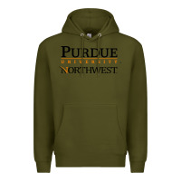 Army Green purdue university northwest Premium Hoodie - linhVisuals