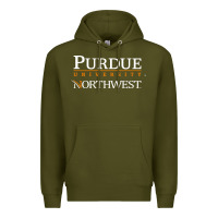 Army Green purdue university northwest Premium Hoodie - linhVisuals