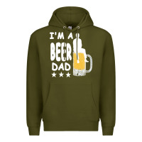 Army Green beer t  shirt beer t  shirt Premium Hoodie - linhVisuals