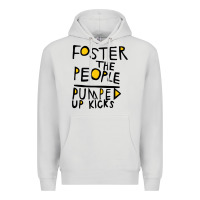 Dove Grey Foster The People Pumped Up Kicks Premium Hoodie - linhVisuals