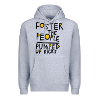 Heather Grey Foster The People Pumped Up Kicks Premium Hoodie - linhVisuals