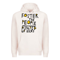 Pale Pink Foster The People Pumped Up Kicks Premium Hoodie - linhVisuals