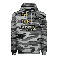 Slate Camo Foster The People Pumped Up Kicks Premium Hoodie - linhVisuals