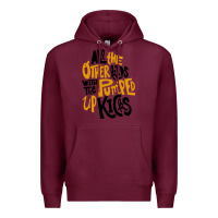 Burgundy Foster The People Pumped Up Kicks Premium Hoodie - linhVisuals