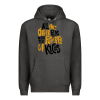 Charcoal Heather Foster The People Pumped Up Kicks Premium Hoodie - linhVisuals