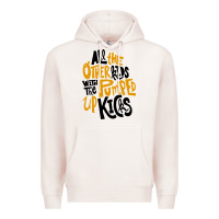 Pale Pink Foster The People Pumped Up Kicks Premium Hoodie - linhVisuals