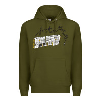 Army Green Foster The People Torches Premium Hoodie - linhVisuals