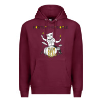 Burgundy Foster The People Helena Beat Premium Hoodie - linhVisuals