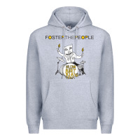 Heather Grey Foster The People Helena Beat Premium Hoodie - linhVisuals