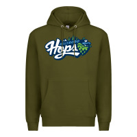 Army Green hillsboro hops Premium Hoodie - linhVisuals