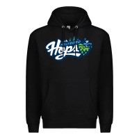 Black hillsboro hops Premium Hoodie - linhVisuals