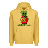 Antique Gold rat fink  fk27 Premium Hoodie - linhVisuals