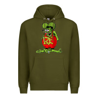 Army Green rat fink  fk27 Premium Hoodie - linhVisuals