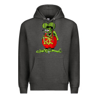 Charcoal Heather rat fink  fk27 Premium Hoodie - linhVisuals