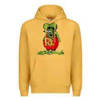 Mustard rat fink  fk27 Premium Hoodie - linhVisuals