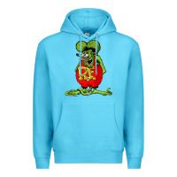 Ocean Blue rat fink  fk27 Premium Hoodie - linhVisuals