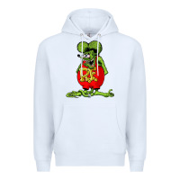 White rat fink  fk27 Premium Hoodie - linhVisuals