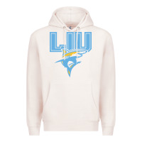 Pale Pink long island university sharks Premium Hoodie - linhVisuals