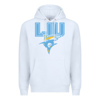 White long island university sharks Premium Hoodie - linhVisuals