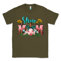 Army Green Show mom pig Mother's Day Classic Tee - FaDigitalArtStudio