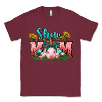 Burgundy Show mom pig Mother's Day Classic Tee - FaDigitalArtStudio