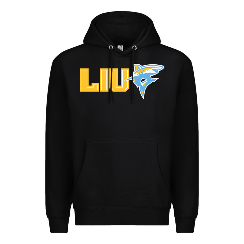 Long Island University Sharks Premium Hoodie by linhVisuals | Teevron