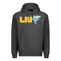 Charcoal Heather long island university sharks Premium Hoodie - linhVisuals
