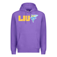 Purple long island university sharks Premium Hoodie - linhVisuals