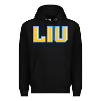 Black long island university sharks Premium Hoodie - linhVisuals