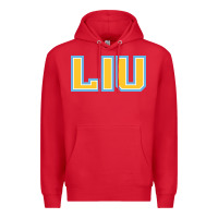 Red long island university sharks Premium Hoodie - linhVisuals