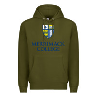 Army Green merrimack warriors Premium Hoodie - linhVisuals