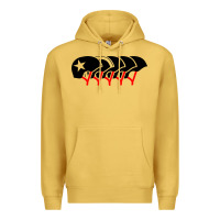 Antique Gold roller derby helmets Premium Hoodie - linhVisuals