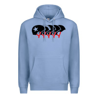 Colony Blue roller derby helmets Premium Hoodie - linhVisuals