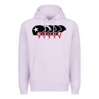 Lilac roller derby helmets Premium Hoodie - linhVisuals