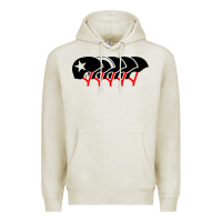 Oatmeal Heather roller derby helmets Premium Hoodie - linhVisuals