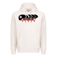 Pale Pink roller derby helmets Premium Hoodie - linhVisuals
