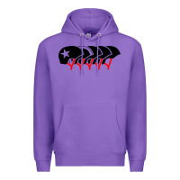 Purple roller derby helmets Premium Hoodie - linhVisuals