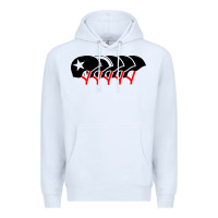 White roller derby helmets Premium Hoodie - linhVisuals