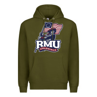Army Green robert morris colonials Premium Hoodie - linhVisuals