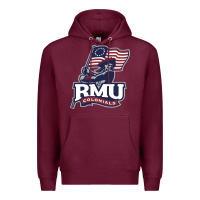 Burgundy robert morris colonials Premium Hoodie - linhVisuals