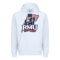 White robert morris colonials Premium Hoodie - linhVisuals